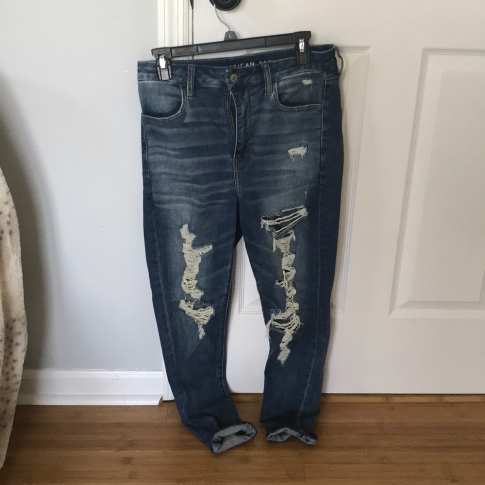 American Eagle ripped jeans